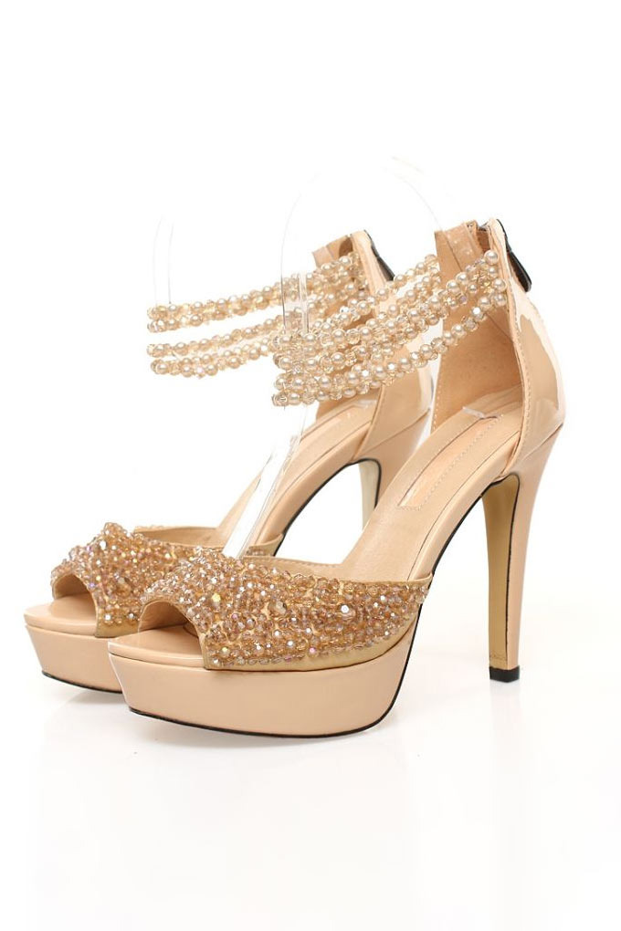 chaussure-mariage-cuir-talons-hauts-plateforme