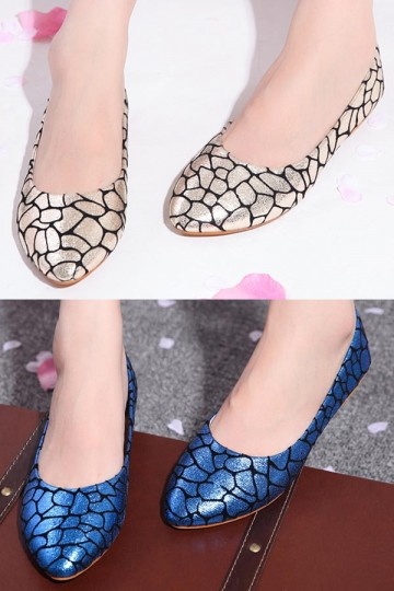 Ballerines noires bout pointu imprimées serpent pour mariage