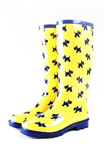 botte pluie jaune