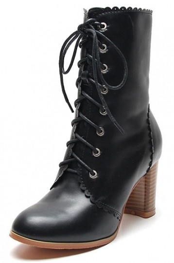 bottines talon bobine