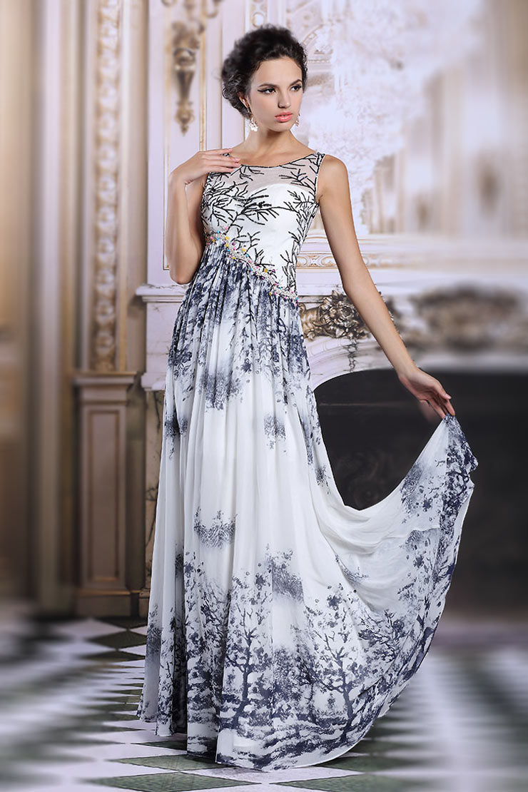 robe cocktail longue imprim 233 motifs arbres et robe cocktail longue imprim 233 motifs arbres et